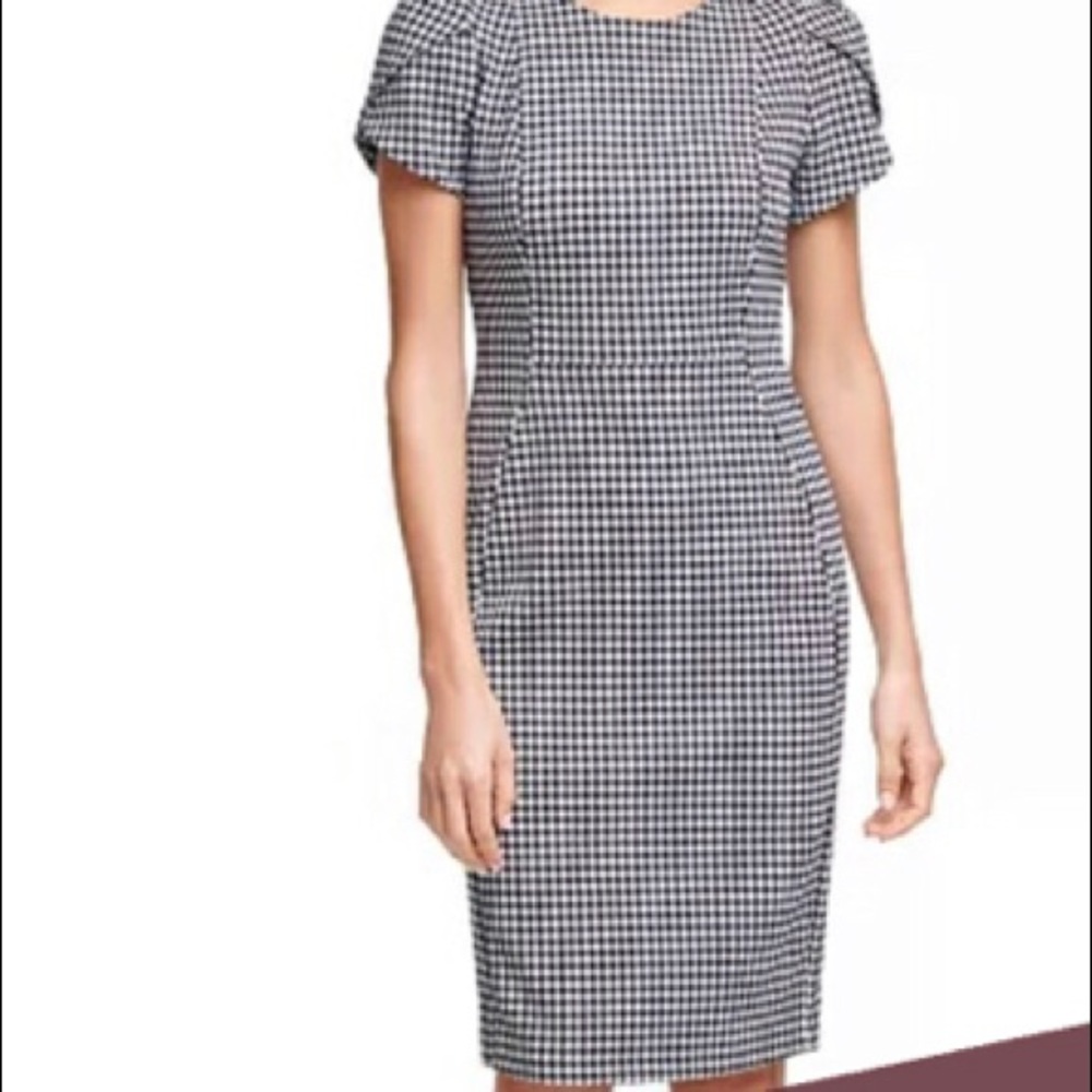 Calvin Klein dress!! Black and white, new with tags.Very classic design.